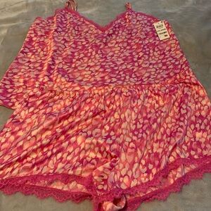 INC International Concepts Pink Animal Print Pajama Set